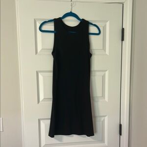 A New Day Black Sheath Mini Dress Halter Sleeveless